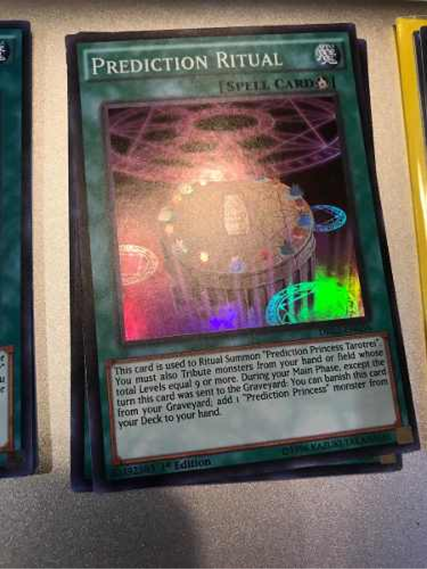 Prediction Ritual - drl2-en036 - Super Rare 1st Edition 1