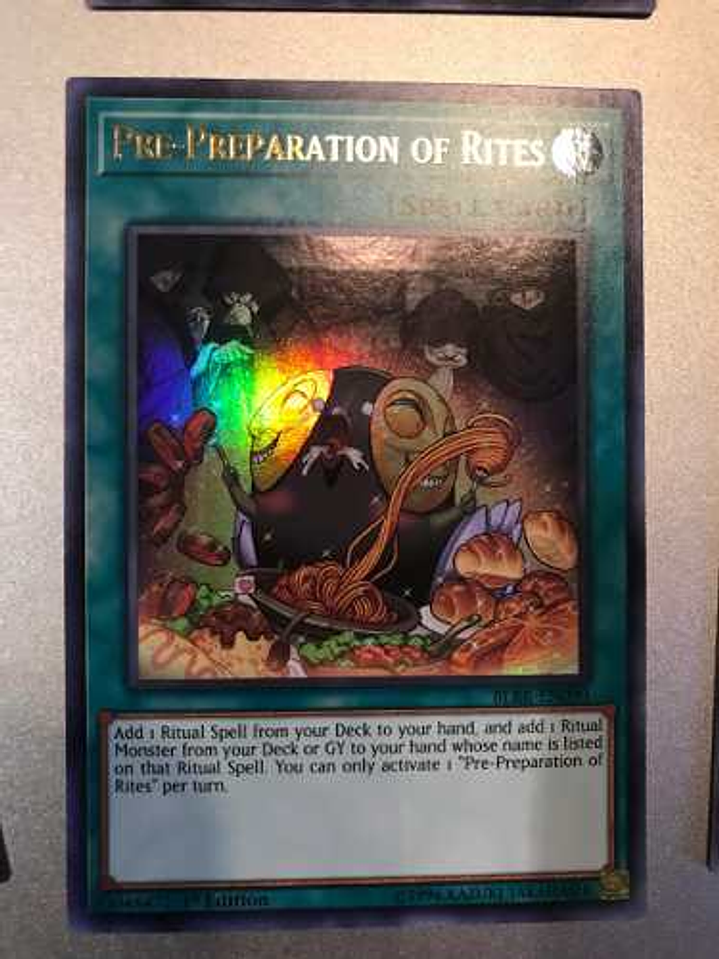 Pre-preparation Of Rites - blrr-en090 - Ultra Rare 1st Edition 1