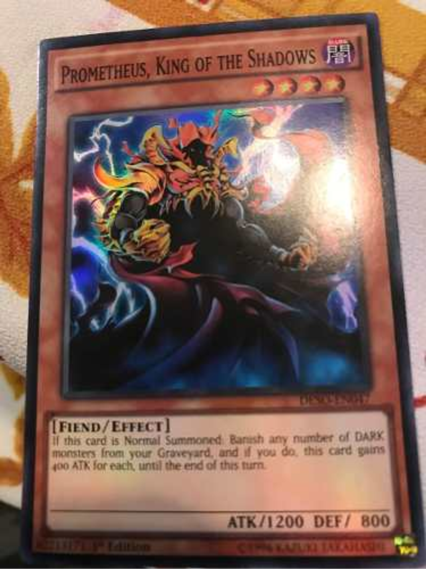 Prometheus, King Of The Shadows - deso-en047 - Super Rare 1st Edition 1