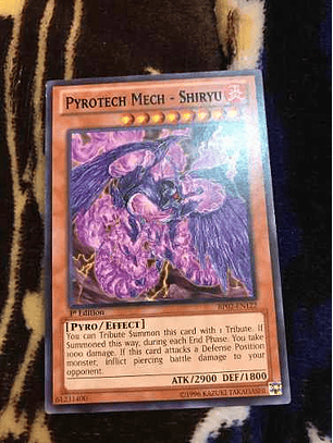 Pyrotech Mech - Shiryu - bp02-en122 - Rare 1st Edition