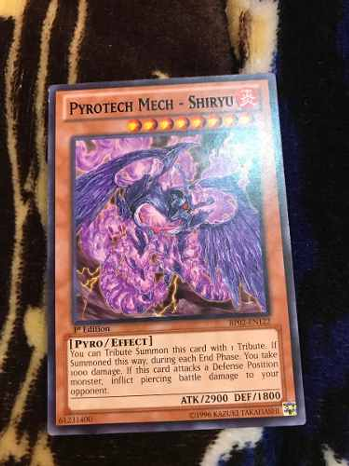 Pyrotech Mech - Shiryu - bp02-en122 - Rare 1st Edition 1
