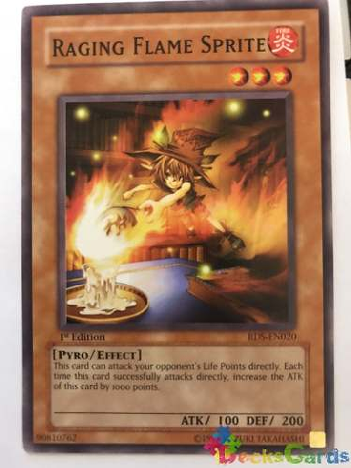 Raging Flame Sprite - rds-en020 - Common 1st Edition 1