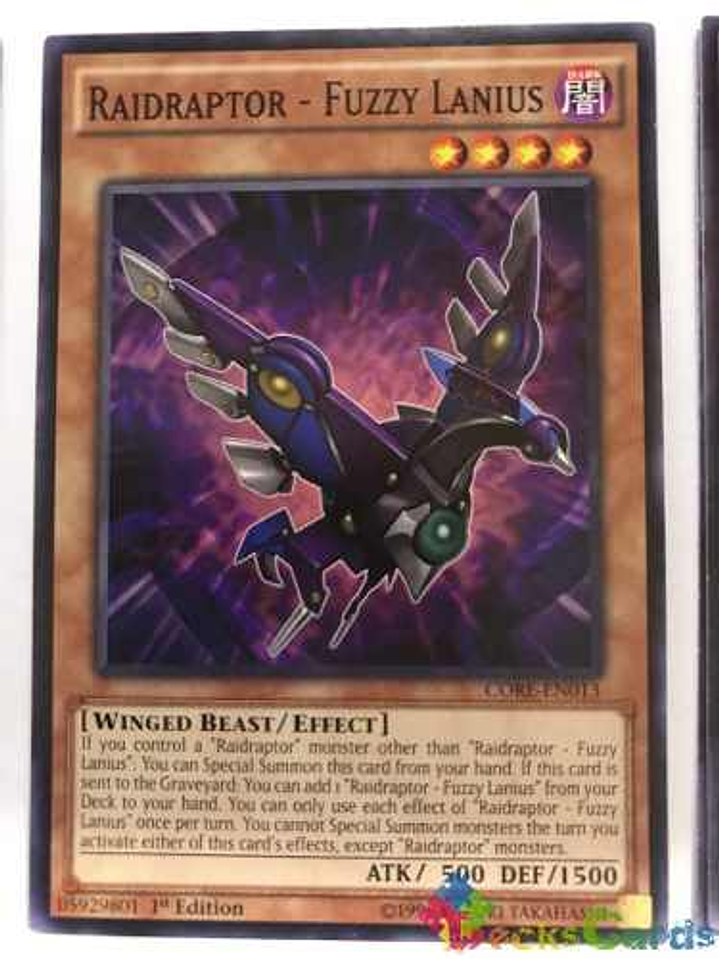 Raidraptor - Fuzzy Lanius - core-en013 - Common 1st Edition 1
