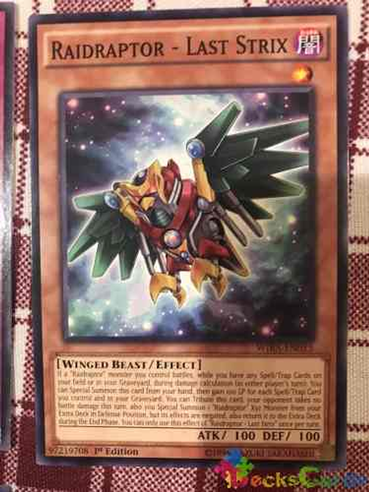Raidraptor - Last Strix - wira-en015 - Common 1st Edition 1