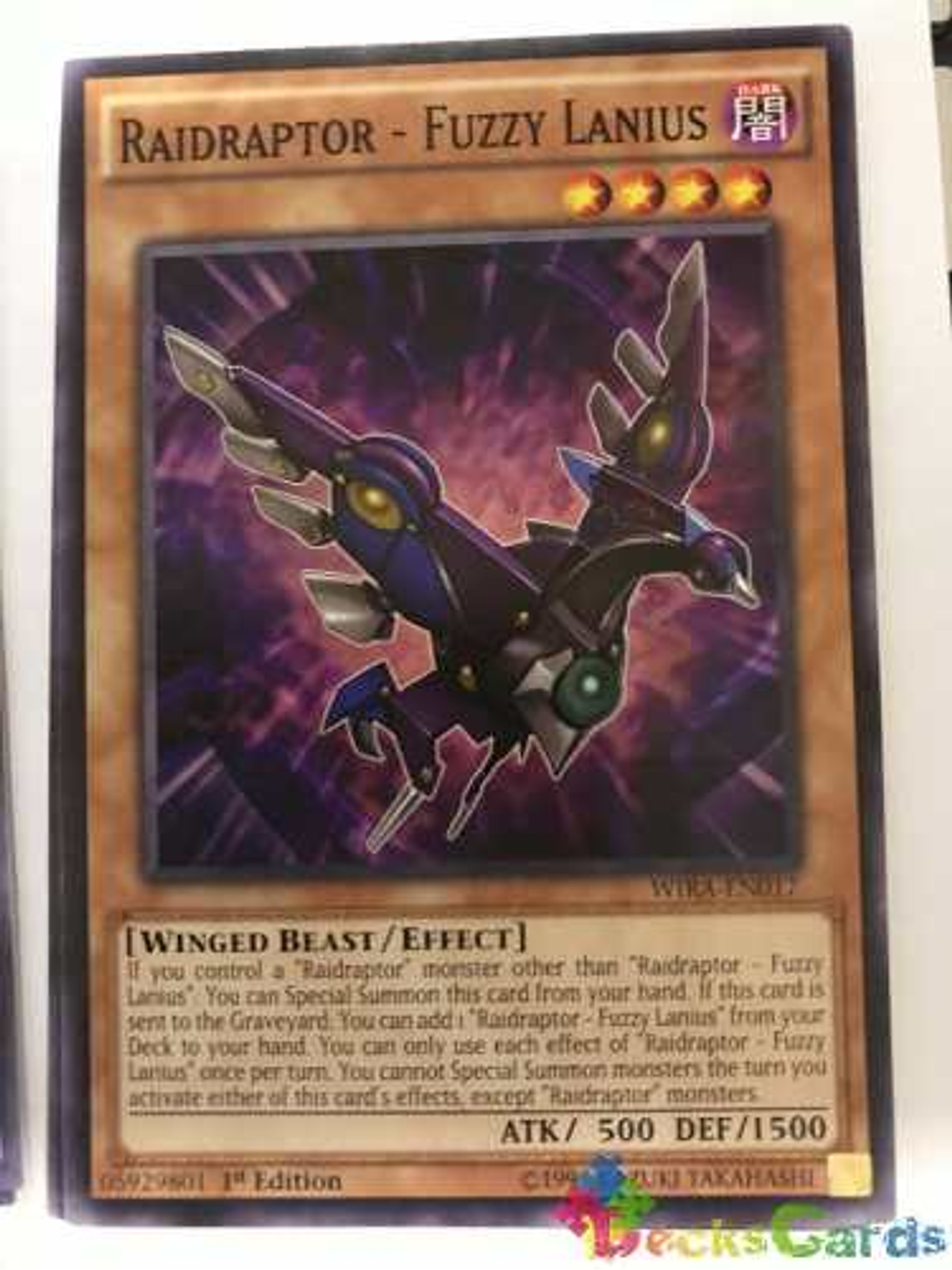 Raidraptor - Fuzzy Lanius - wira-en017 - Common 1st Edition 1