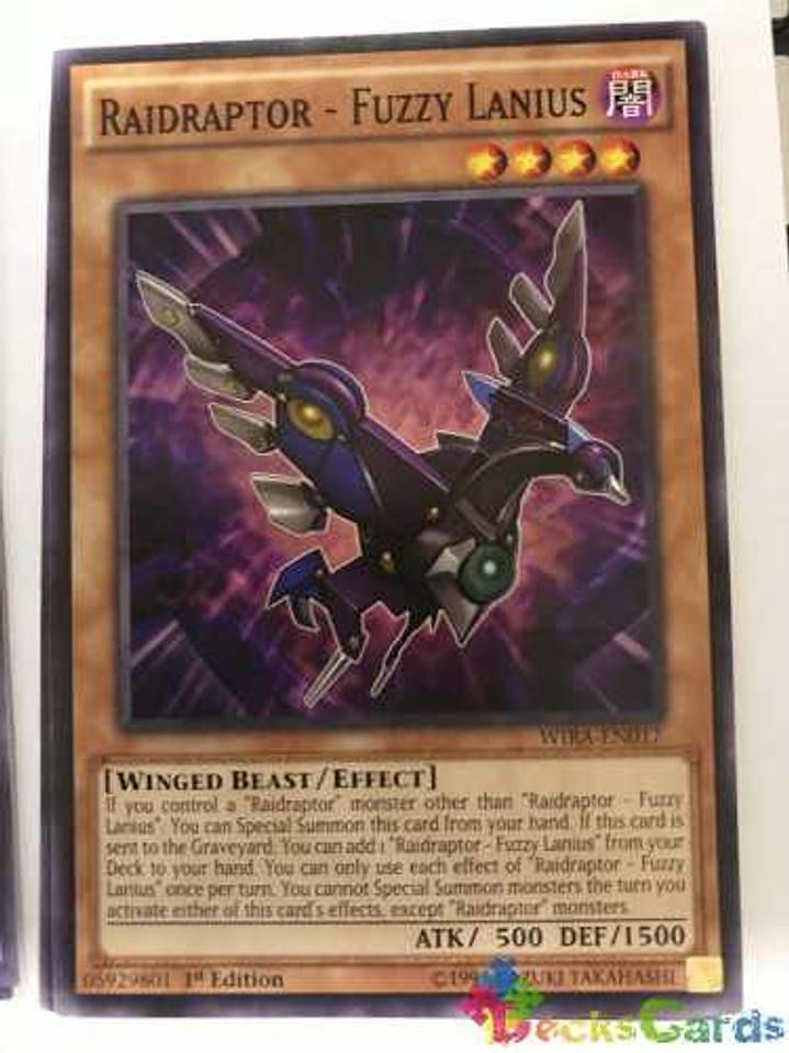 Raidraptor - Fuzzy Lanius - wira-en017 - Common 1st Edition 1