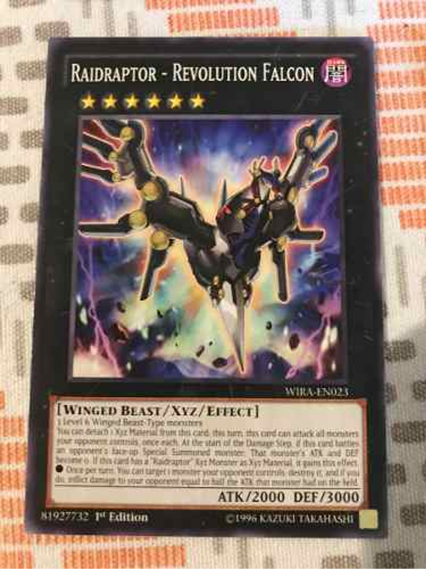 Raidraptor - Revolution Falcon - wira-en023 - Common 1st Edition 1