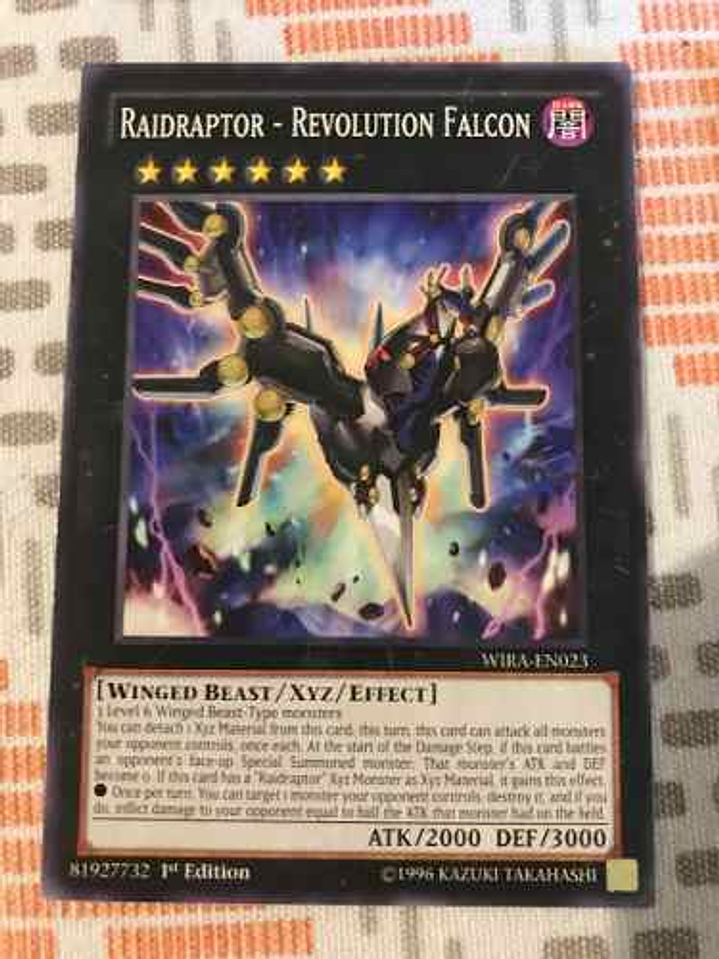 Raidraptor - Revolution Falcon - wira-en023 - Common 1st Edition 1
