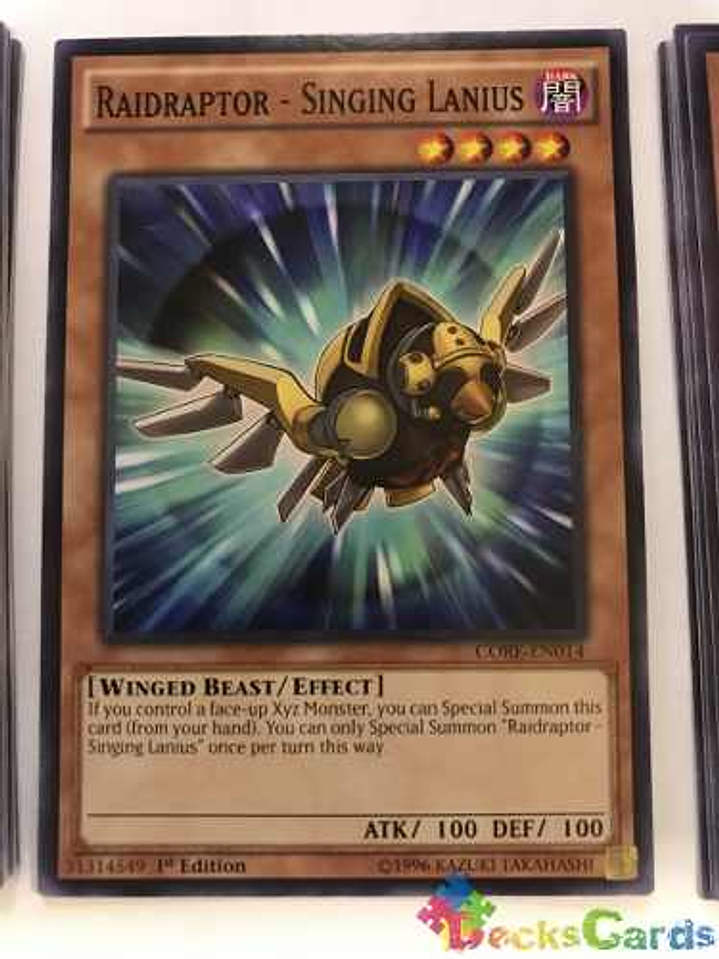 Raidraptor - Singing Lanius - core-en014 - Common 1st Edition 1