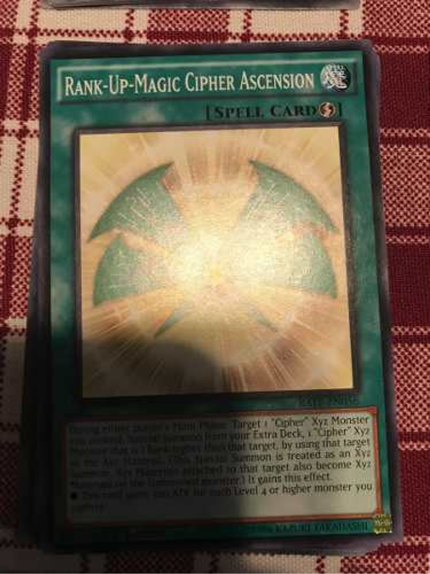 Rank-up-magic Cipher Ascension - rate-en056 - Common 1st Edition 1