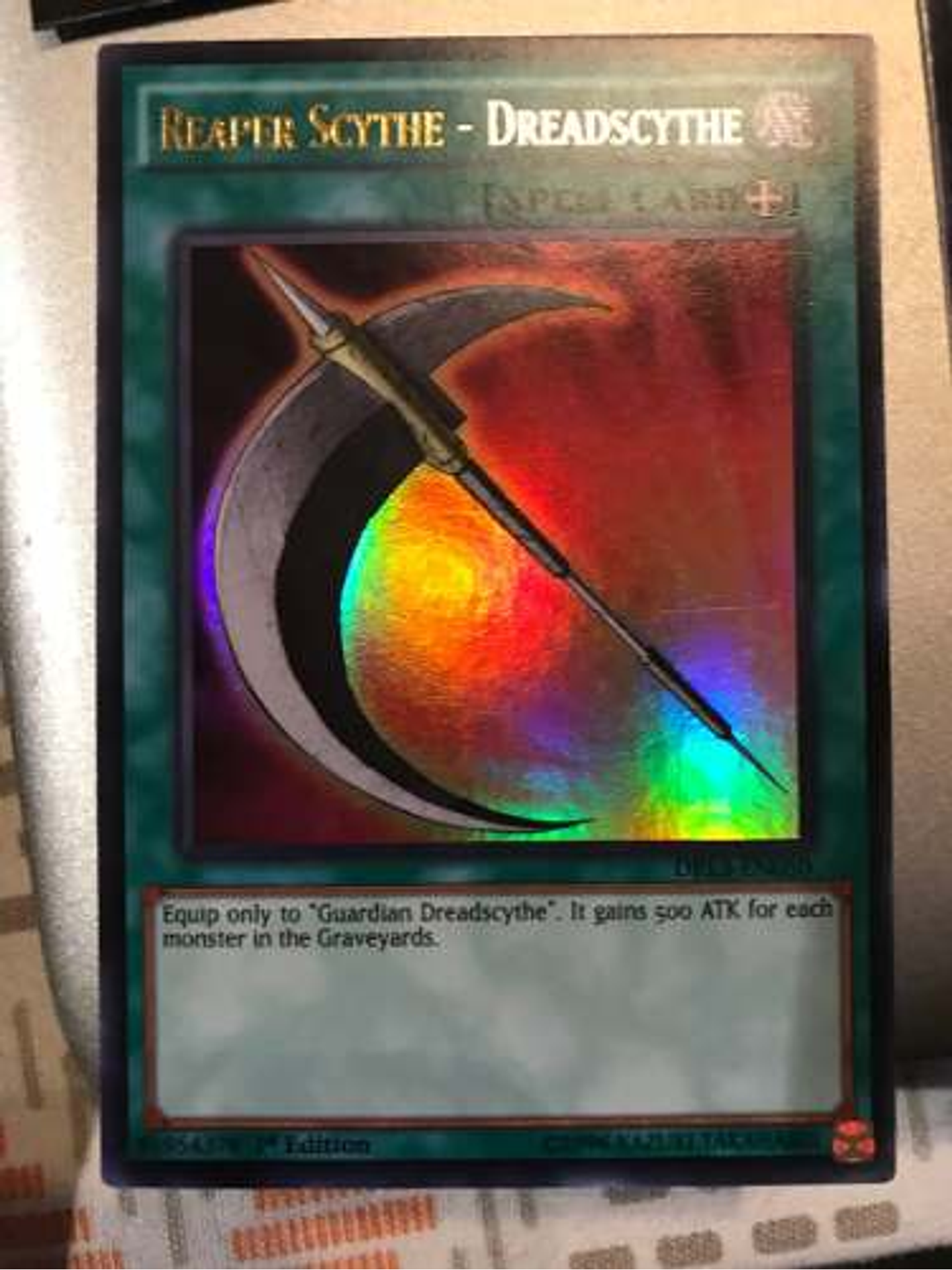 Reaper Scythe - Dreadscythe - drl3-en050 - Ultra Rare 1st Ed 1