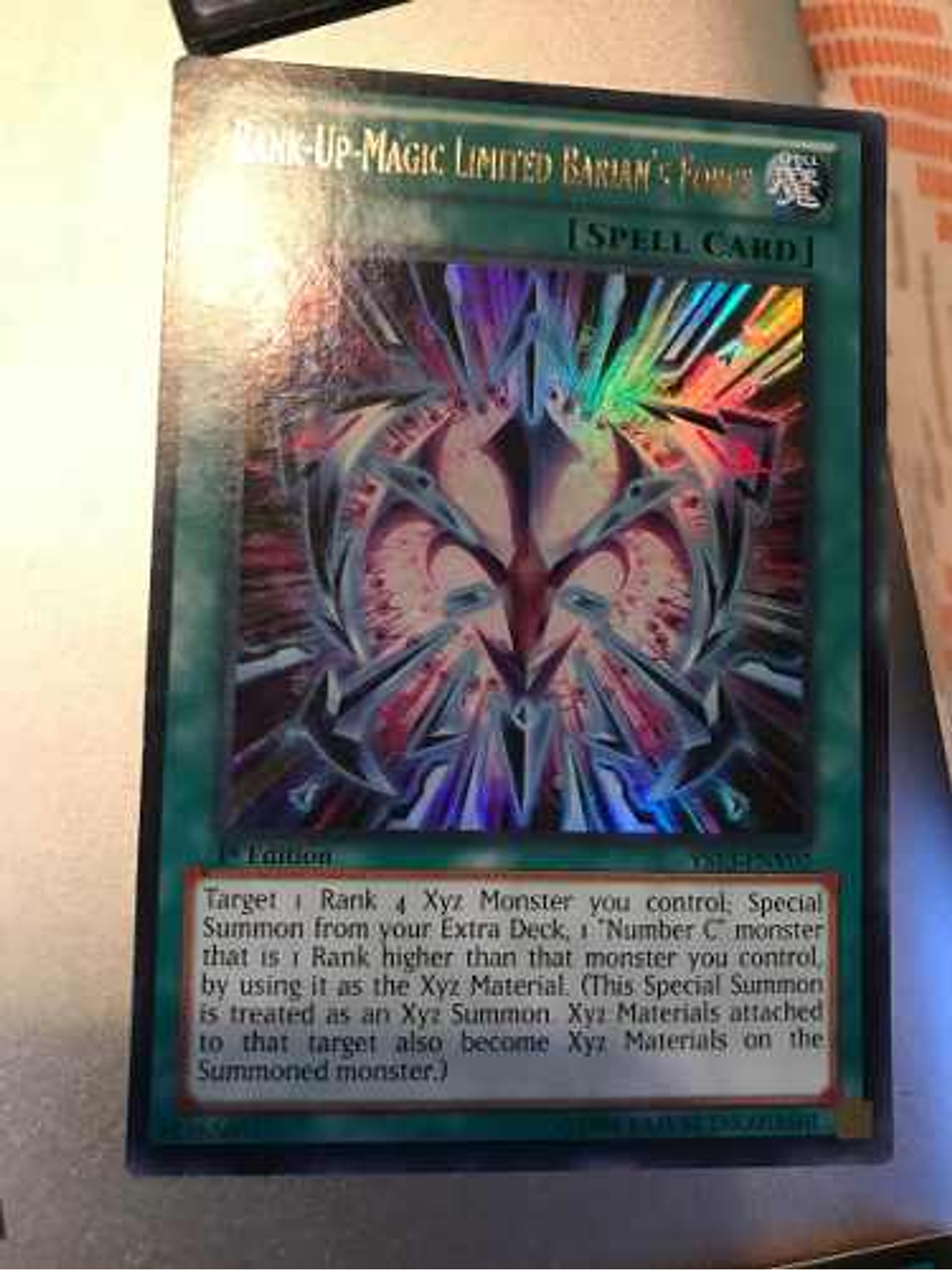 Rank-up-magic Limited Barian's Force - ys13-env02 - Ultra Ra 2