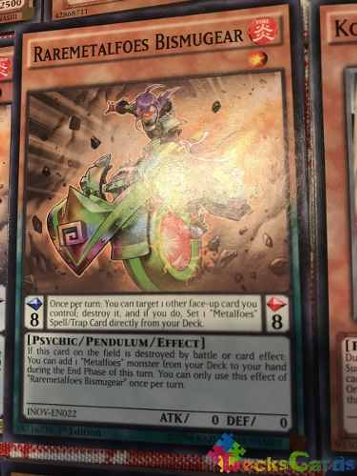 Raremetalfoes Bismugear - inov-en022 - Common 1st Edition 2