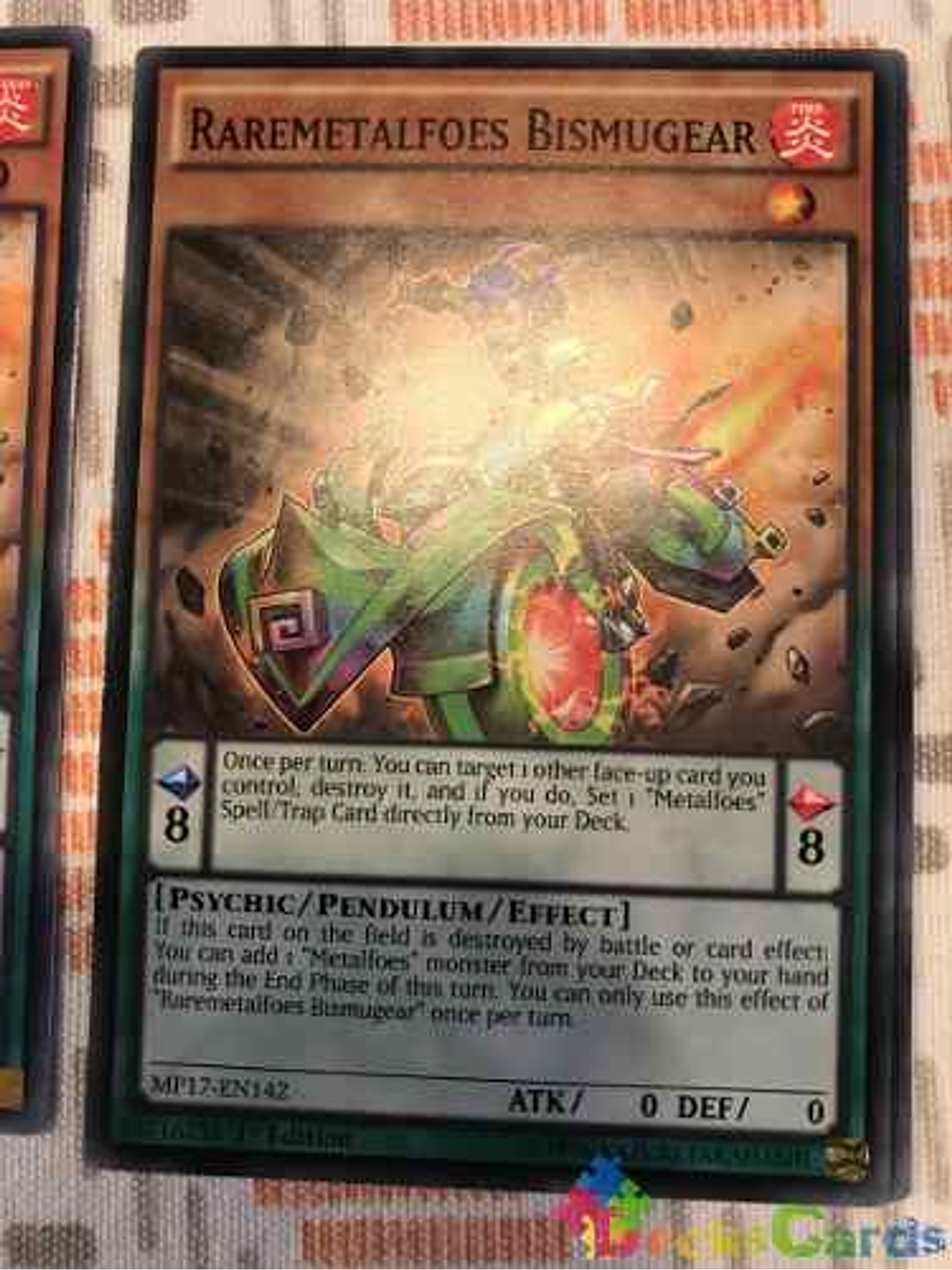 Raremetalfoes Bismugear - mp17-en142 - Common 1st Edition 2