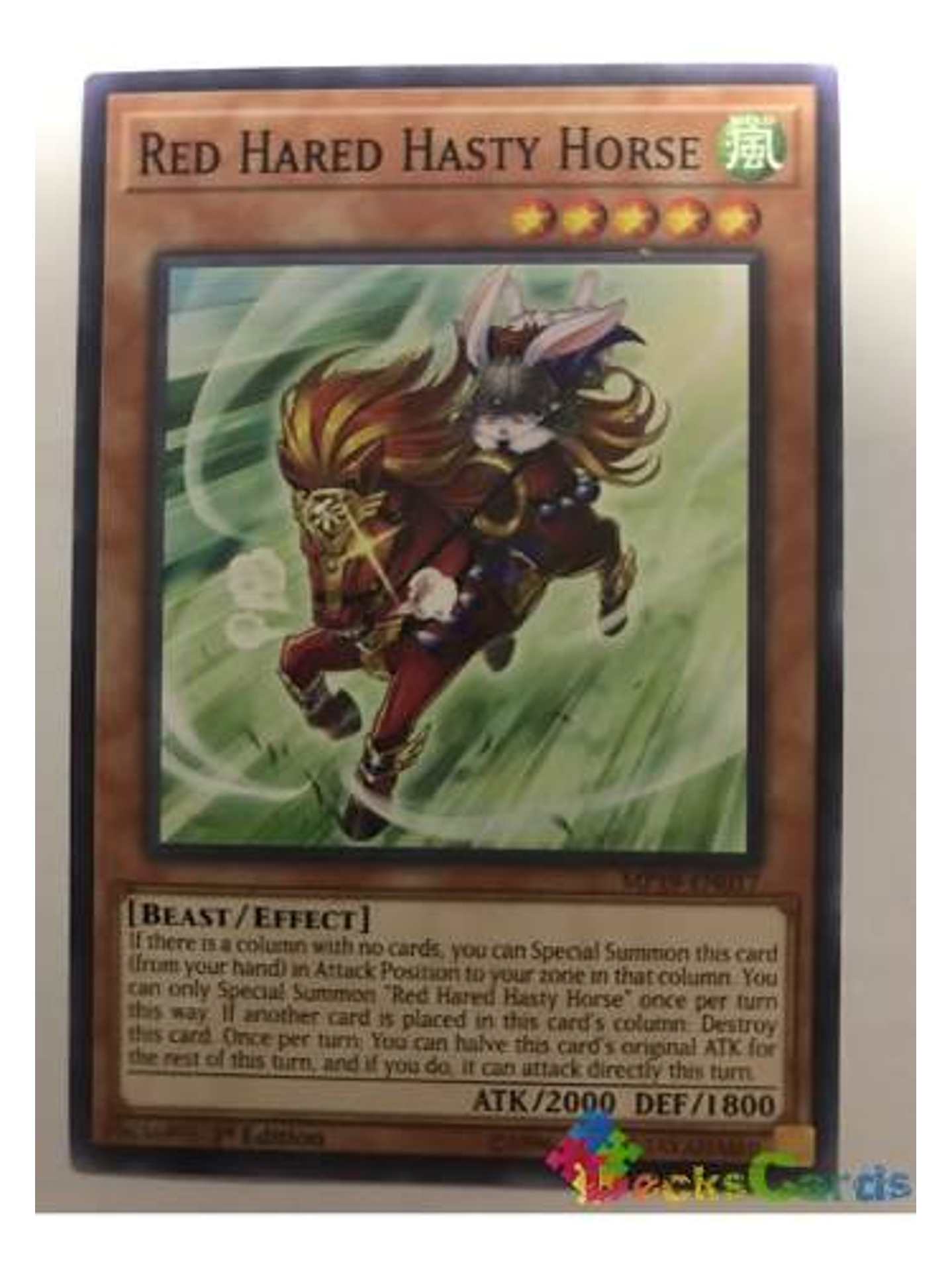 Red Hared Hasty Horse - mp19-en017 - Common 1st Edition 1