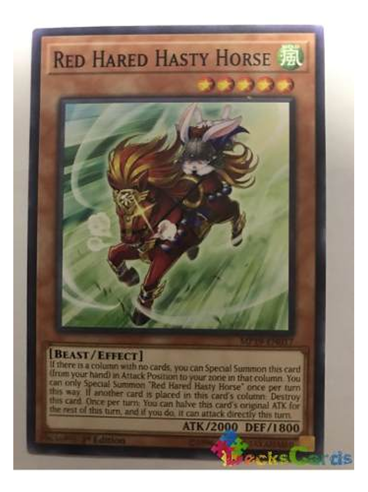 Red Hared Hasty Horse - mp19-en017 - Common 1st Edition 1
