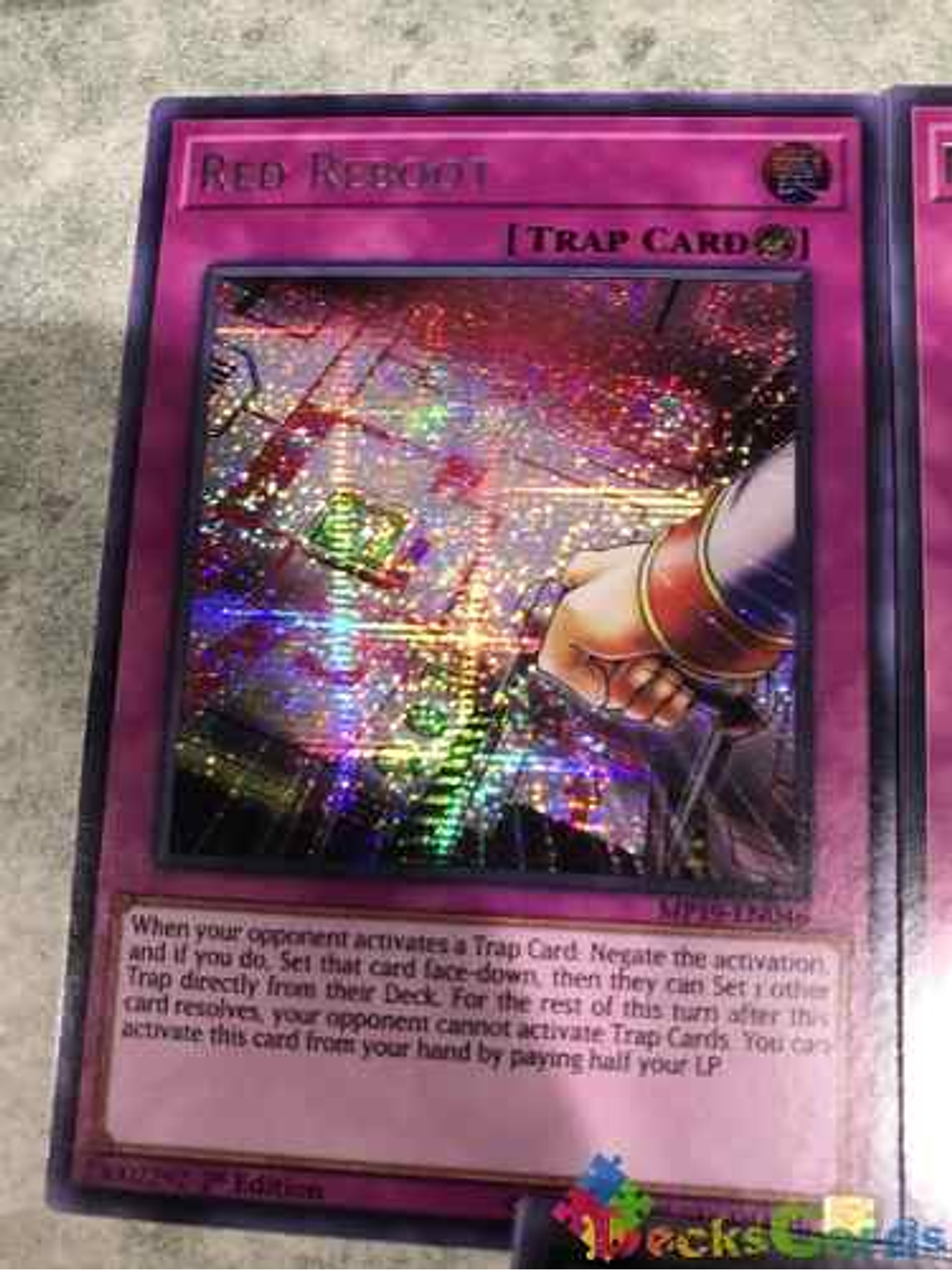 Red Reboot - mp19-en046 - Prismatic Secret Rare 1st Edition 1