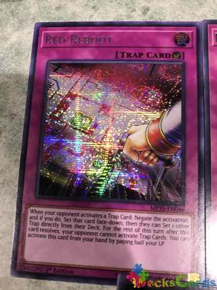 Red Reboot - mp19-en046 - Prismatic Secret Rare 1st Edition 1