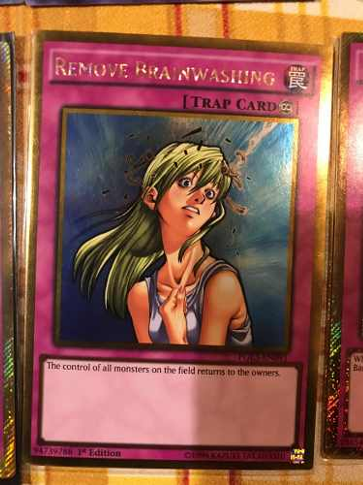 Remove Brainwashing - pgl3-en091 - Gold Rare 1st Edition 1