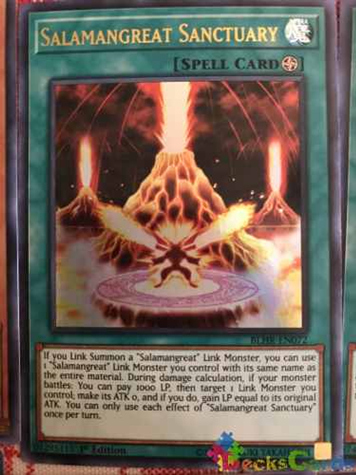 Salamangreat Sanctuary - blhr-en072 - Ultra Rare 1st Edition 1