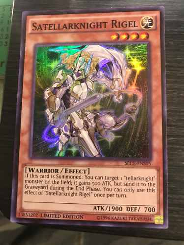 Satellarknight Rigel - sece-ens05 - Super Rare 1st Edition 1
