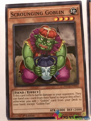 Scrounging Goblin - nech-en044 - Common 1st Edition