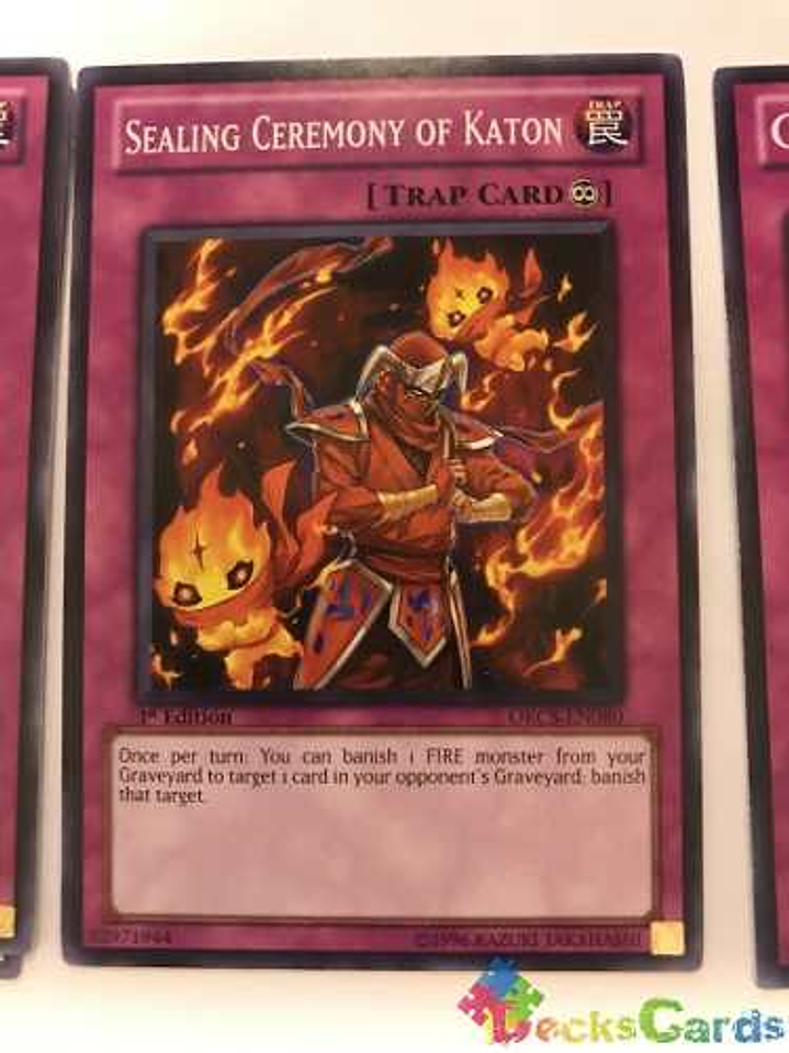 Sealing Ceremony Of Katon - orcs-en080 - Common 1st Edition 1