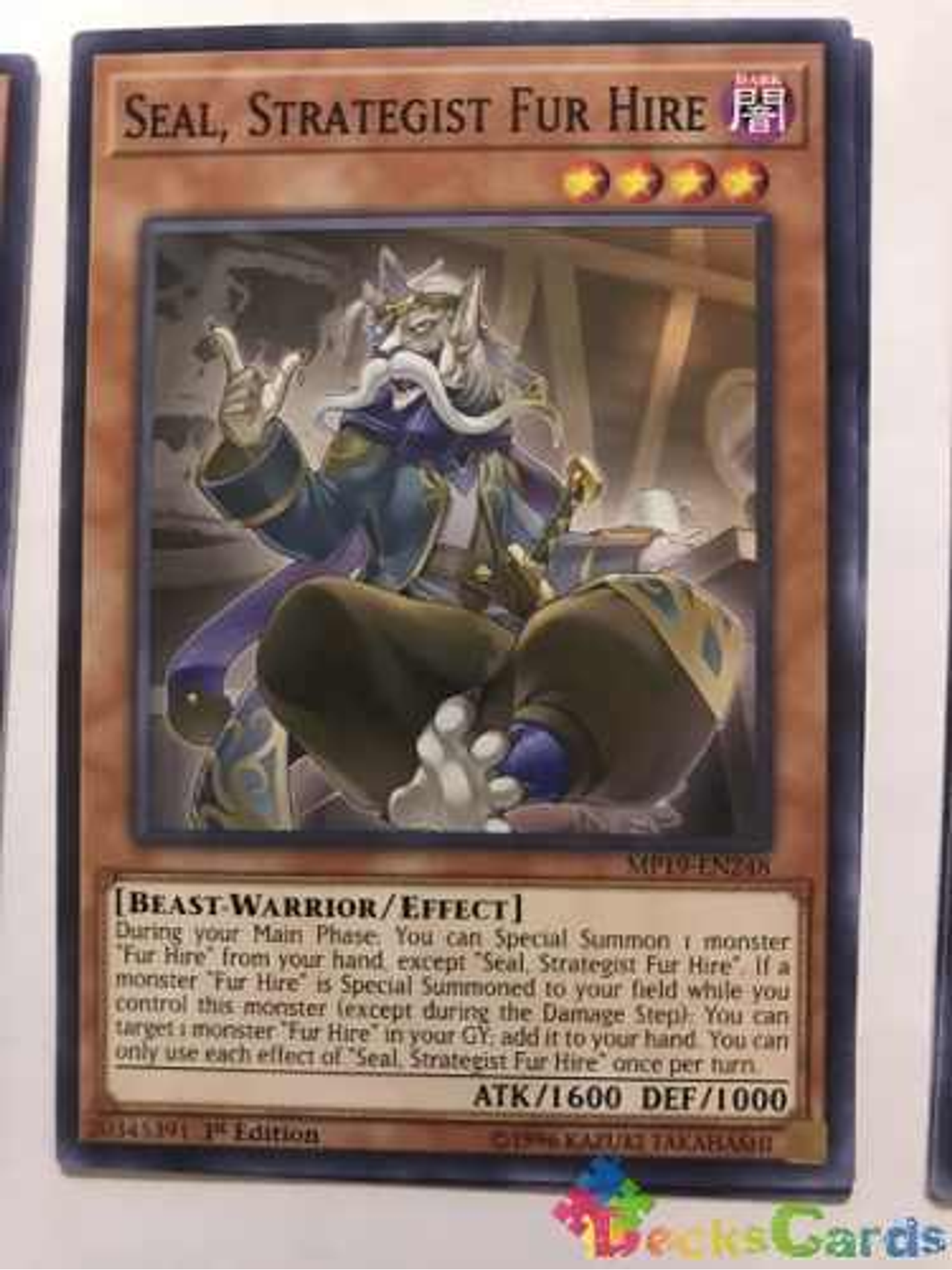 Seal, Strategist Fur Hire - mp19-en248 - Common 1st Edition 1