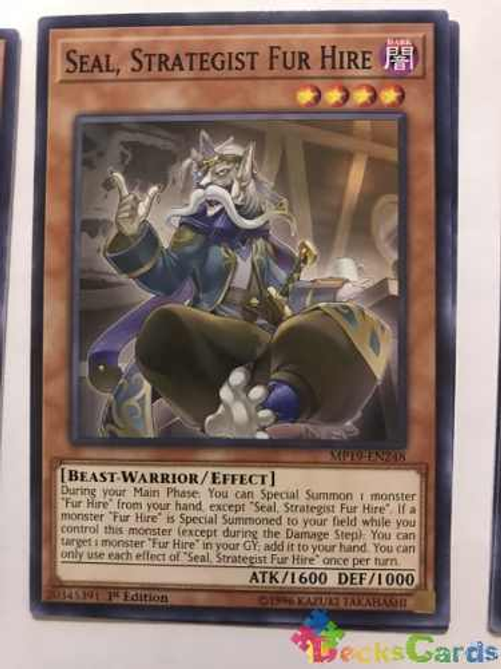 Seal, Strategist Fur Hire - mp19-en248 - Common 1st Edition 1