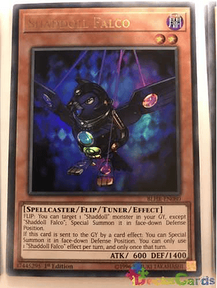 Shaddoll Falco - blhr-en080 - Ultra Rare 1st Edition