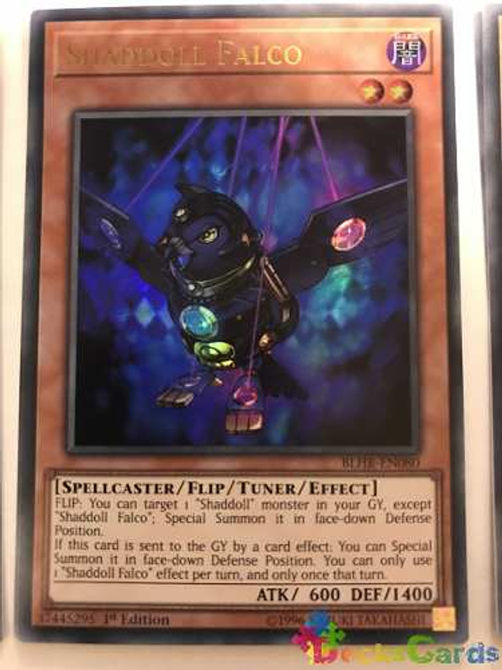 Shaddoll Falco - blhr-en080 - Ultra Rare 1st Edition 1