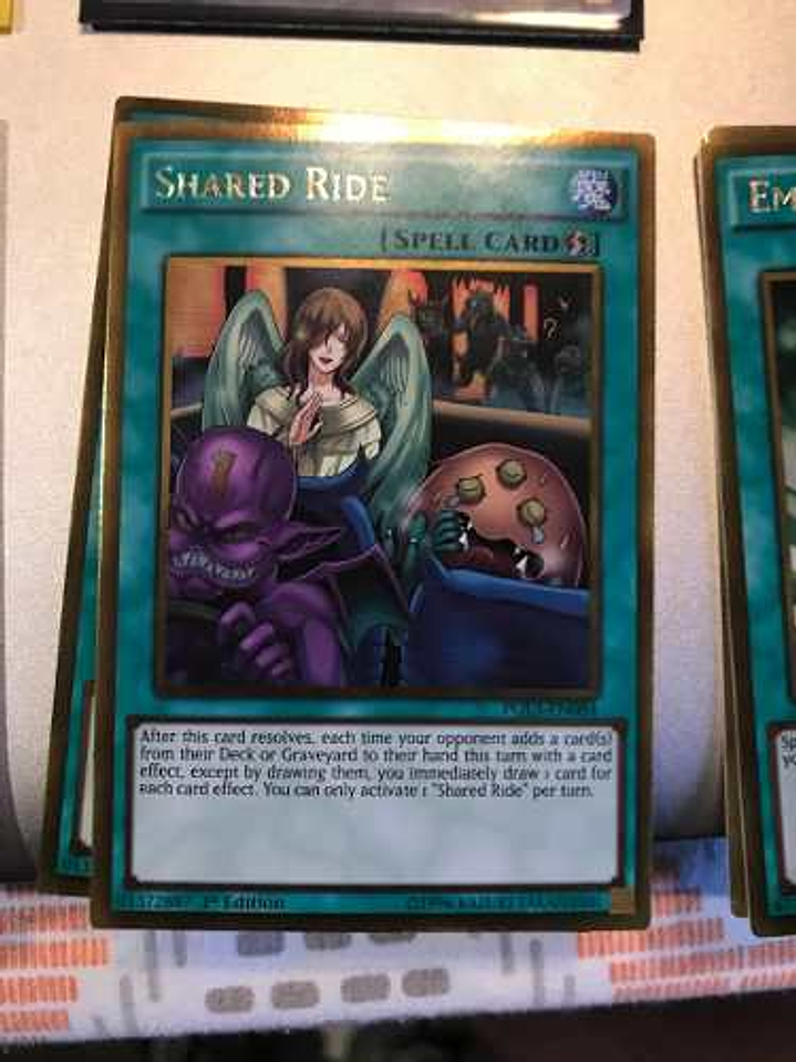 Shared Ride - pgl3-en084 - Gold Rare 1st Edition 1