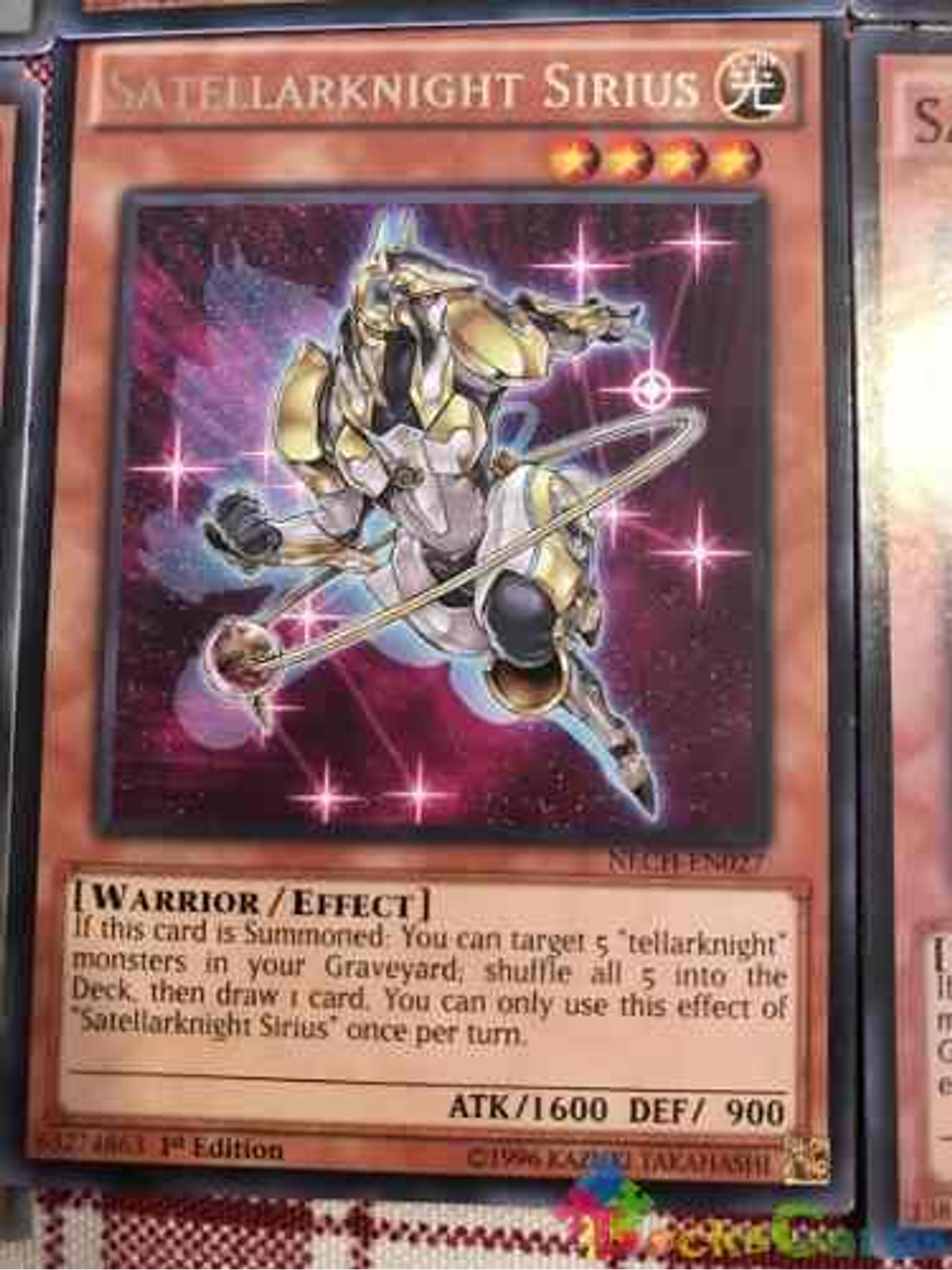 Satellarknight Sirius - nech-en027 - Rare 1st Edition 2