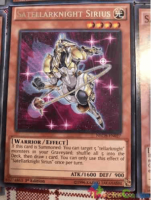 Satellarknight Sirius - nech-en027 - Rare 1st Edition