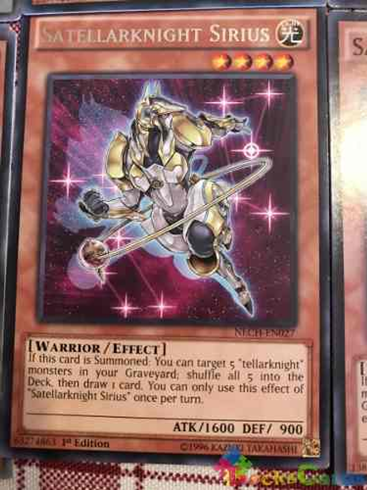 Satellarknight Sirius - nech-en027 - Rare 1st Edition 2