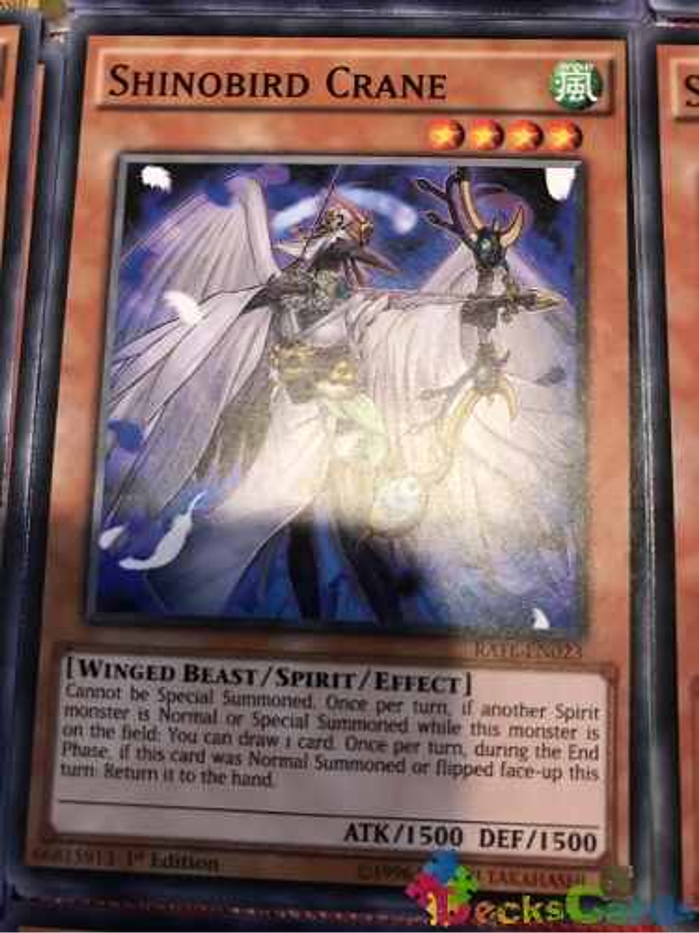 Shinobird Crane - rate-en023 - Common 1st Edition 1