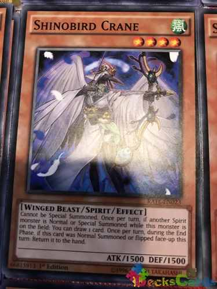 Shinobird Crane - rate-en023 - Common 1st Edition 1