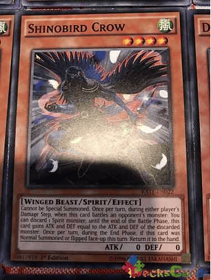 Shinobird Crow - rate-en022 - Common 1st Edition