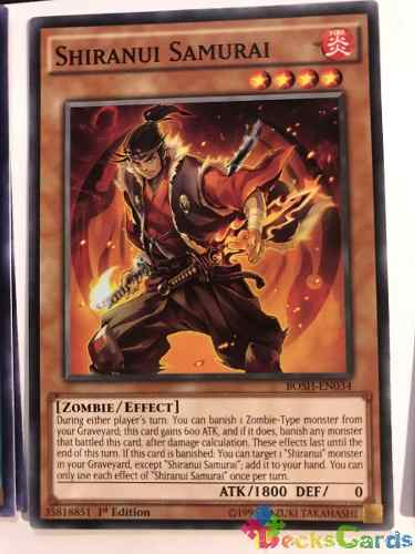 Shiranui Samurai - bosh-en034 - Common 1st Edition 1