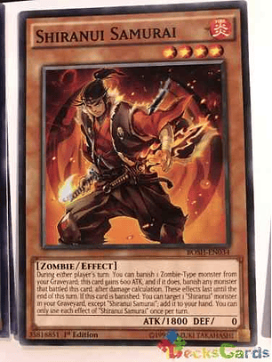 Shiranui Samurai - bosh-en034 - Common 1st Edition