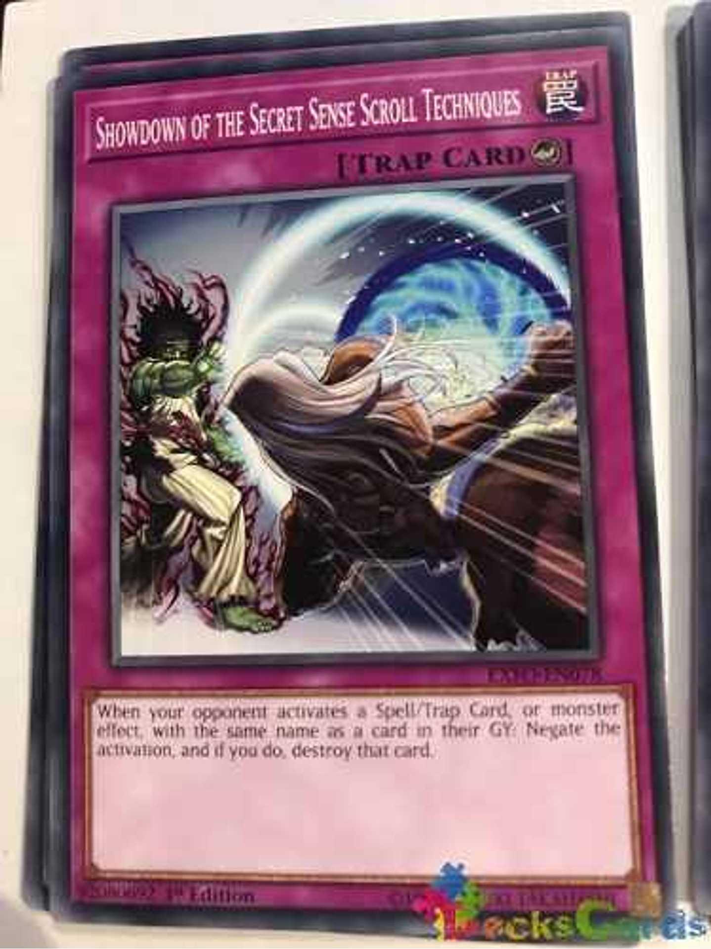 Showdown Of The Secret Sense Scroll Techniques - exfo-en078 - Common 1st Edition 1