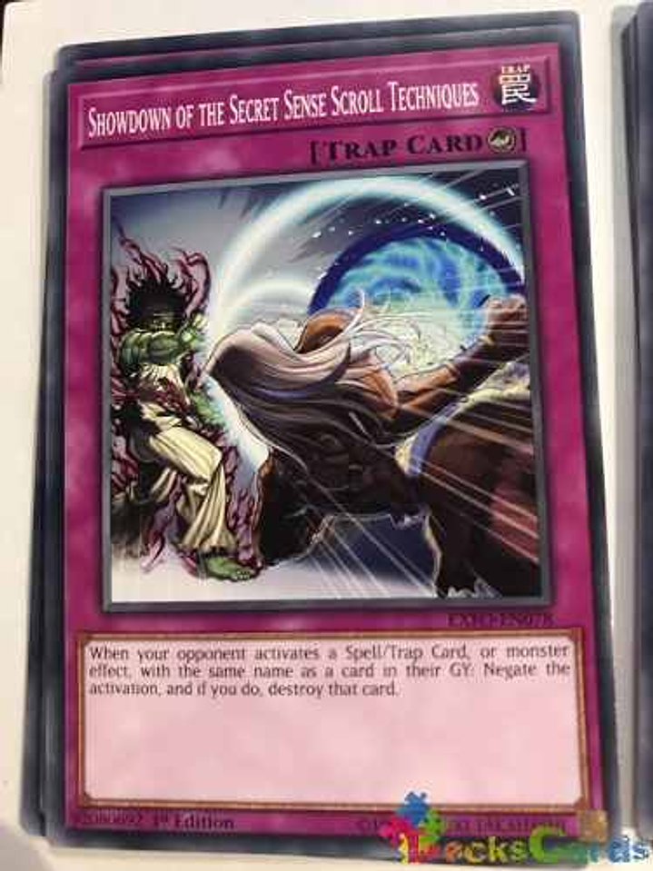 Showdown Of The Secret Sense Scroll Techniques - exfo-en078 - Common 1st Edition 1