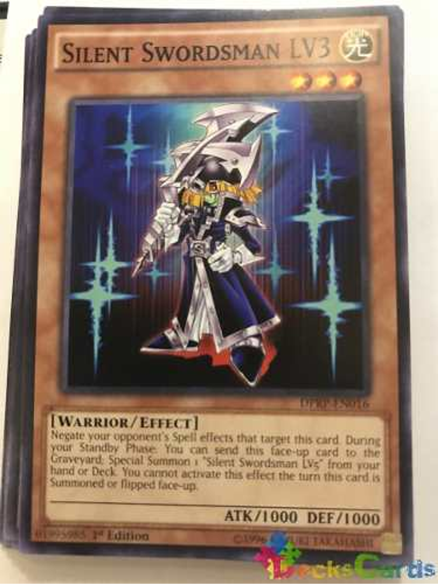 Silent Swordsman Lv3 - dprp-en016 - Common 1st Edition 1