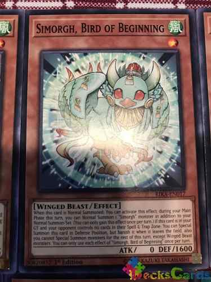 Simorgh, Bird Of Beginning - rira-en017 - Common 1st Edition 1