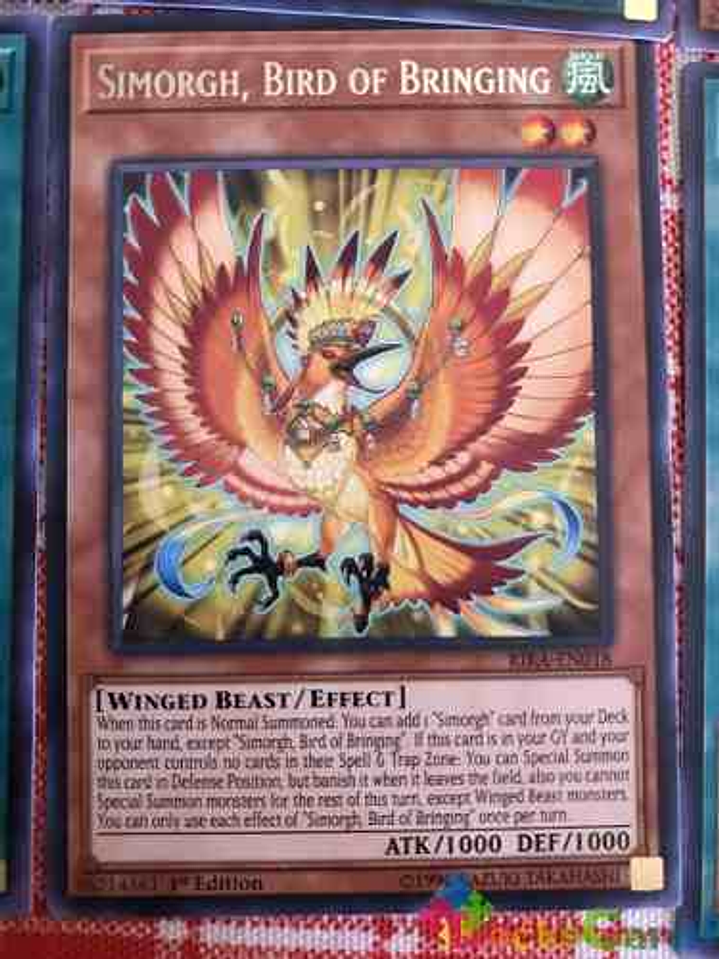 Simorgh, Bird Of Bringing - rira-en018 - Rare 1st Edition 1