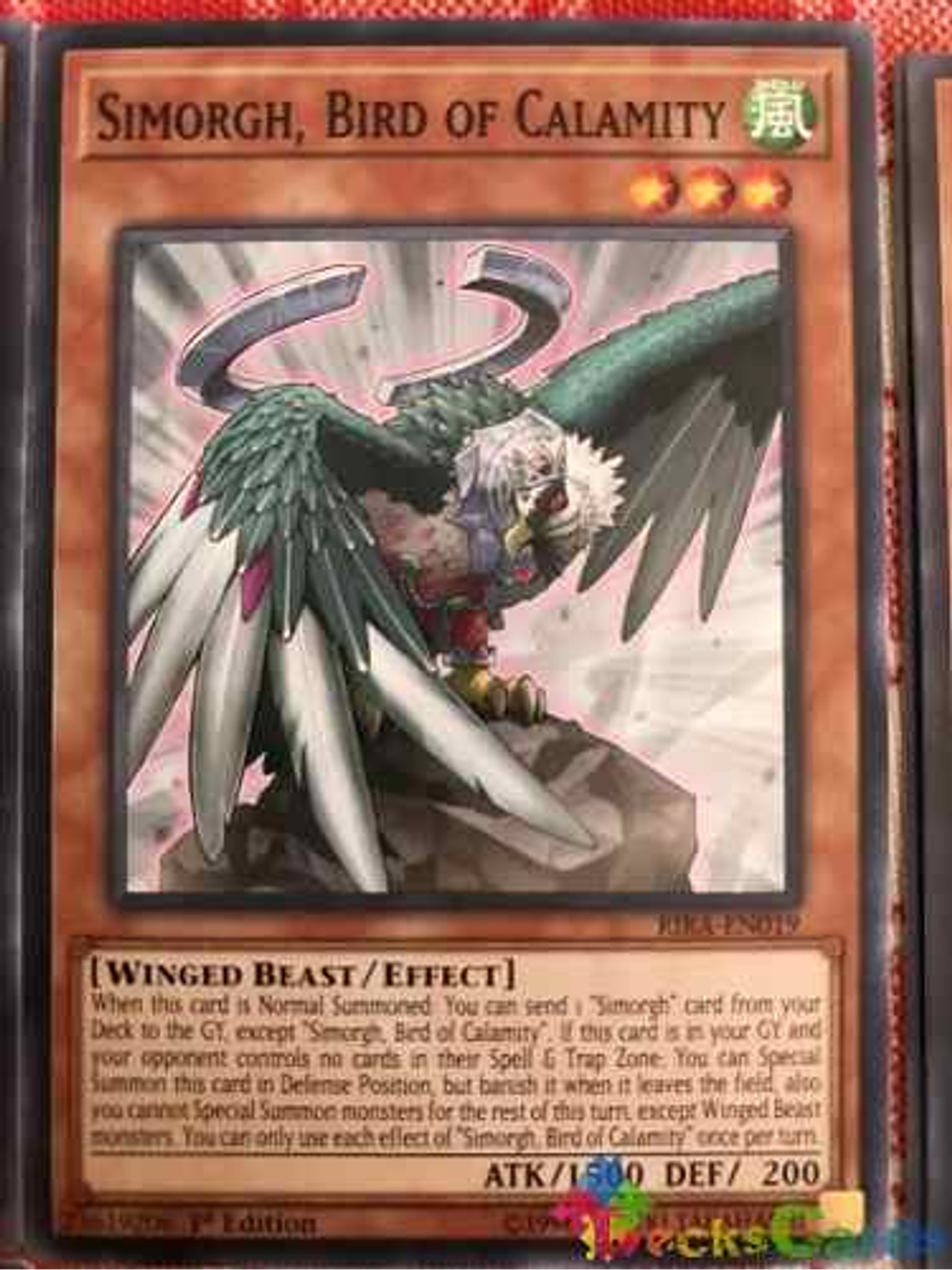 Simorgh, Bird Of Calamity - rira-en019 - Common 1st Edition 1
