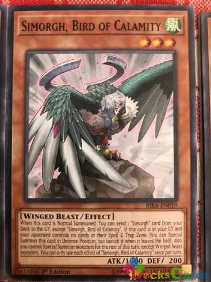 Simorgh, Bird Of Calamity - rira-en019 - Common 1st Edition 1