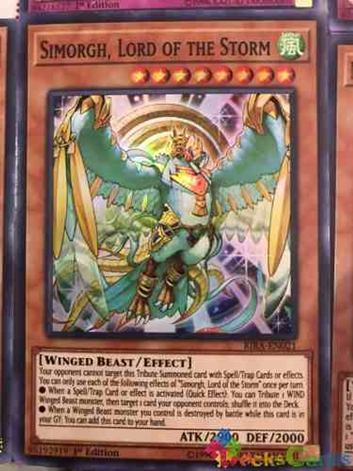 Simorgh, Lord Of The Storm - rira-en021 - Super Rare 1st Edition 1