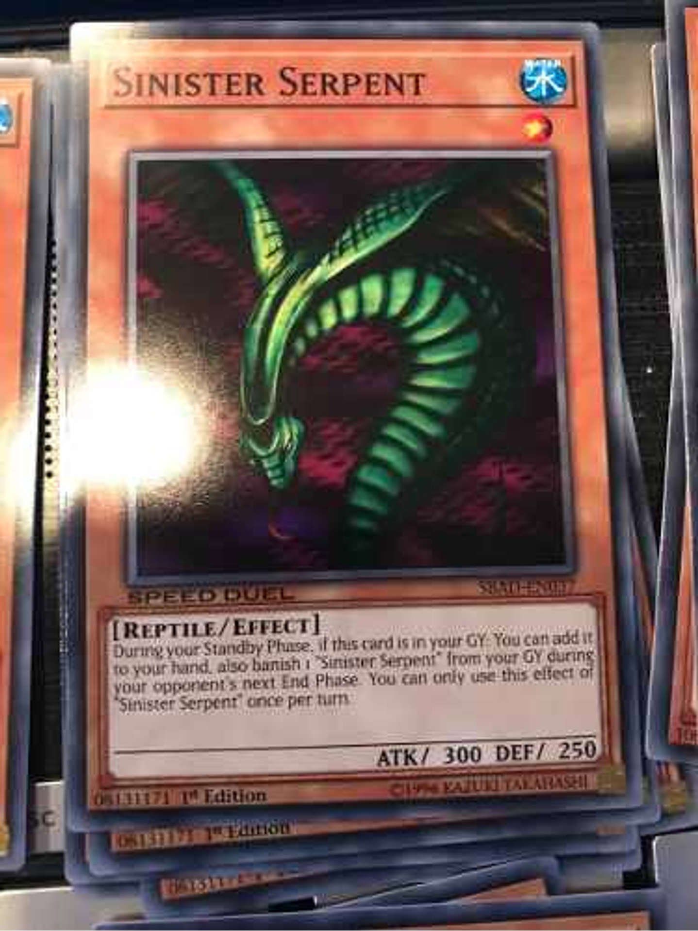 Sinister Serpent - sbad-en037 - Common 1st Edition 1