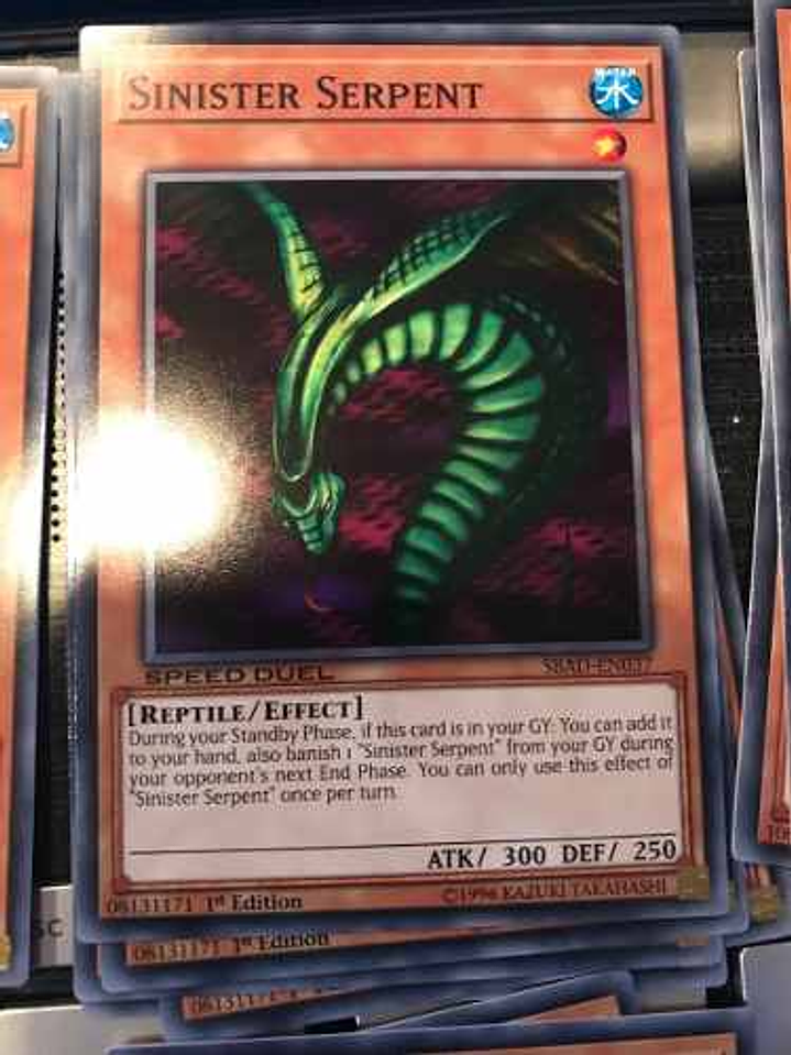 Sinister Serpent - sbad-en037 - Common 1st Edition 1